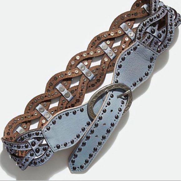 Free People Accessories - Free People On The Range Studded Belt- M/L